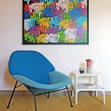 Model F555 armchair by Pierre Paulin, published by Artifort in the 1960s.