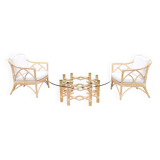 Table & Chairs by McGuire, 1980s