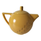 Salins teapot – Memphis design from the 1980s, golden yellow colour.