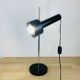 60s black and chrome adjustable spot desk lamp