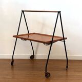 Folding Scandinavian dessert trolley