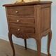 Louis XV style wooden bedside chest of drawers