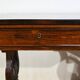 Table, bureau à volets en palissandre massif, époque Restauration, début XIXème