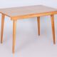 Mid-Century Czech Extendable Table in Beech and Ash attributed to Tatra Pravenec, 1950s