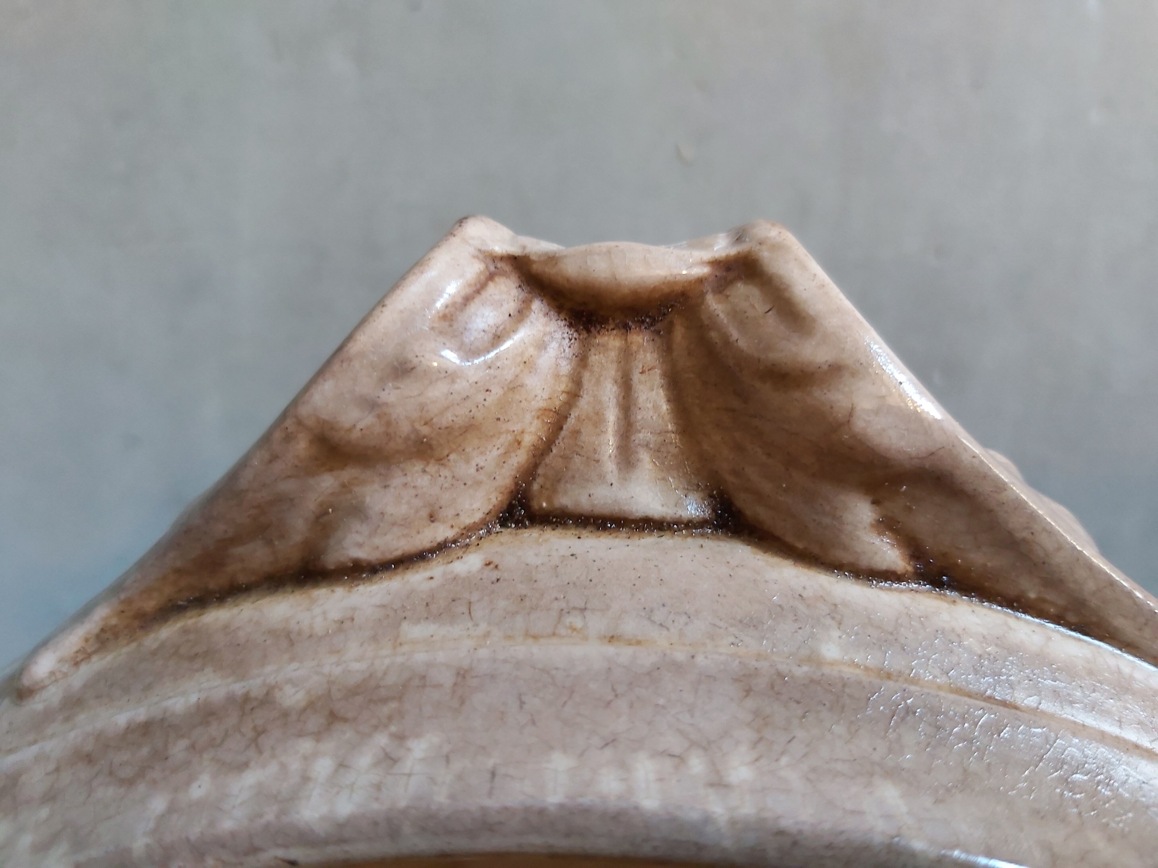 Vintage french fruit bowl from Sarreguemines
