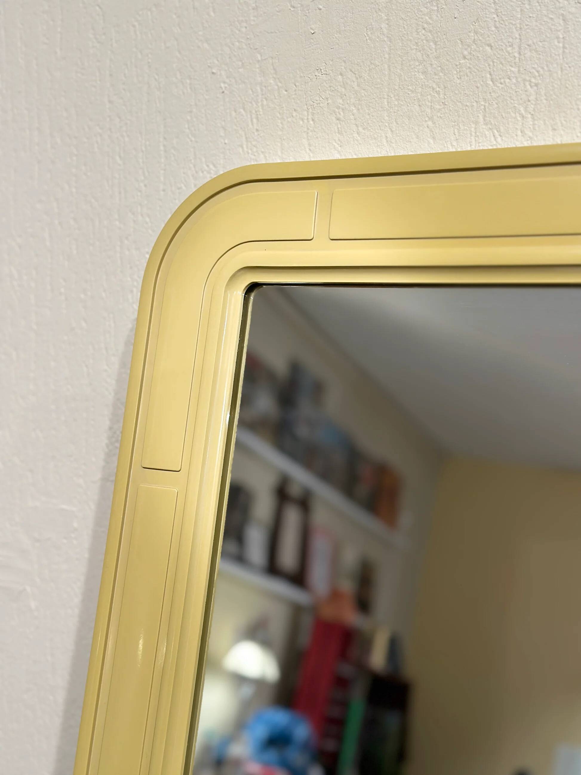 Carrara & Matta Spaceage mirror, Italy 1970
