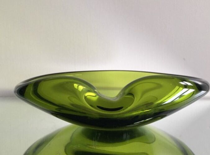 Sculptural Holmegaard bowl Danish 1950’s