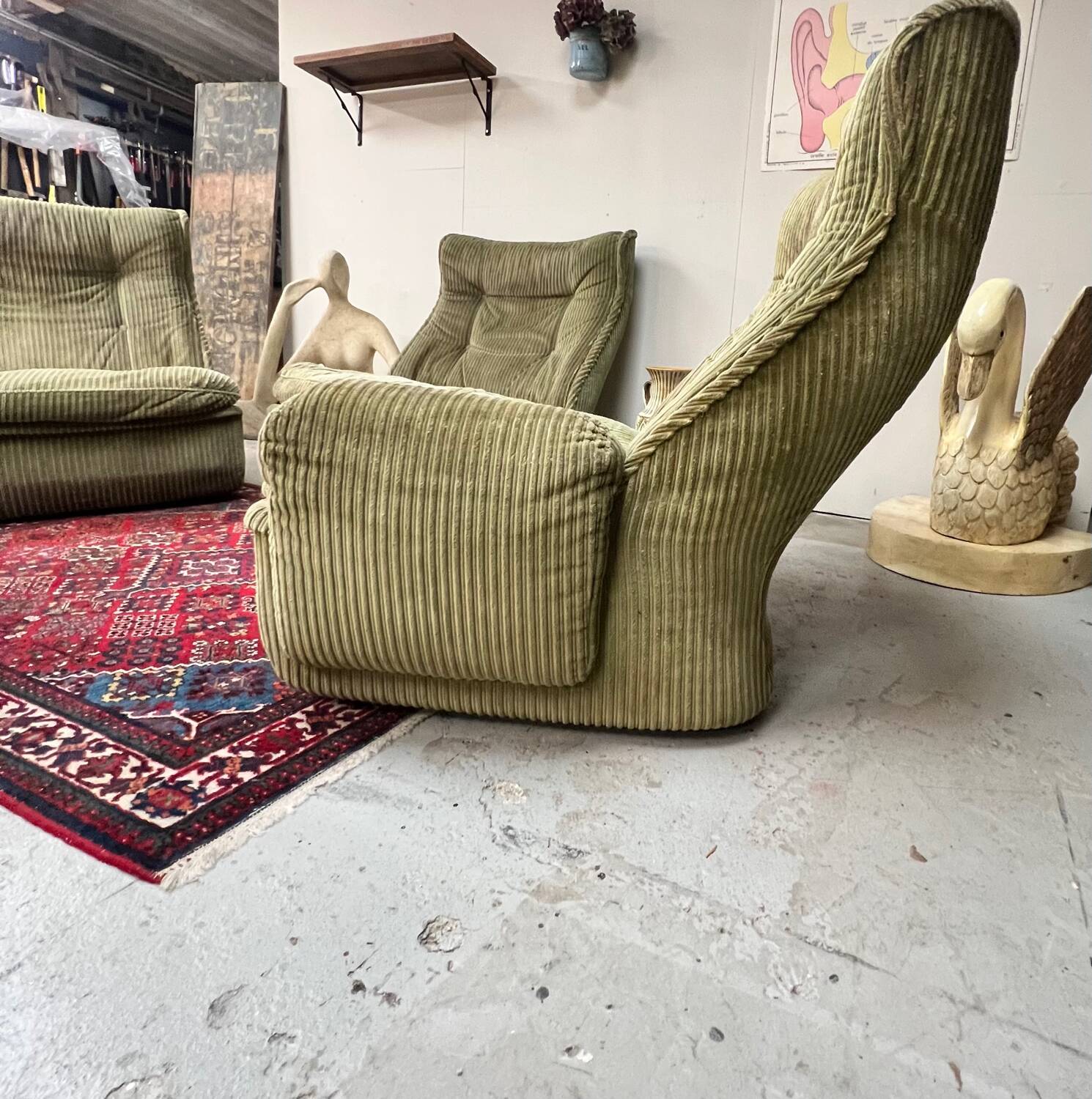 Set of 3 Airborne sofa chairs
