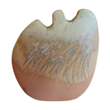 Ceramic stoneware vase signed DP