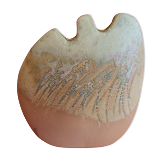 Ceramic stoneware vase signed DP
