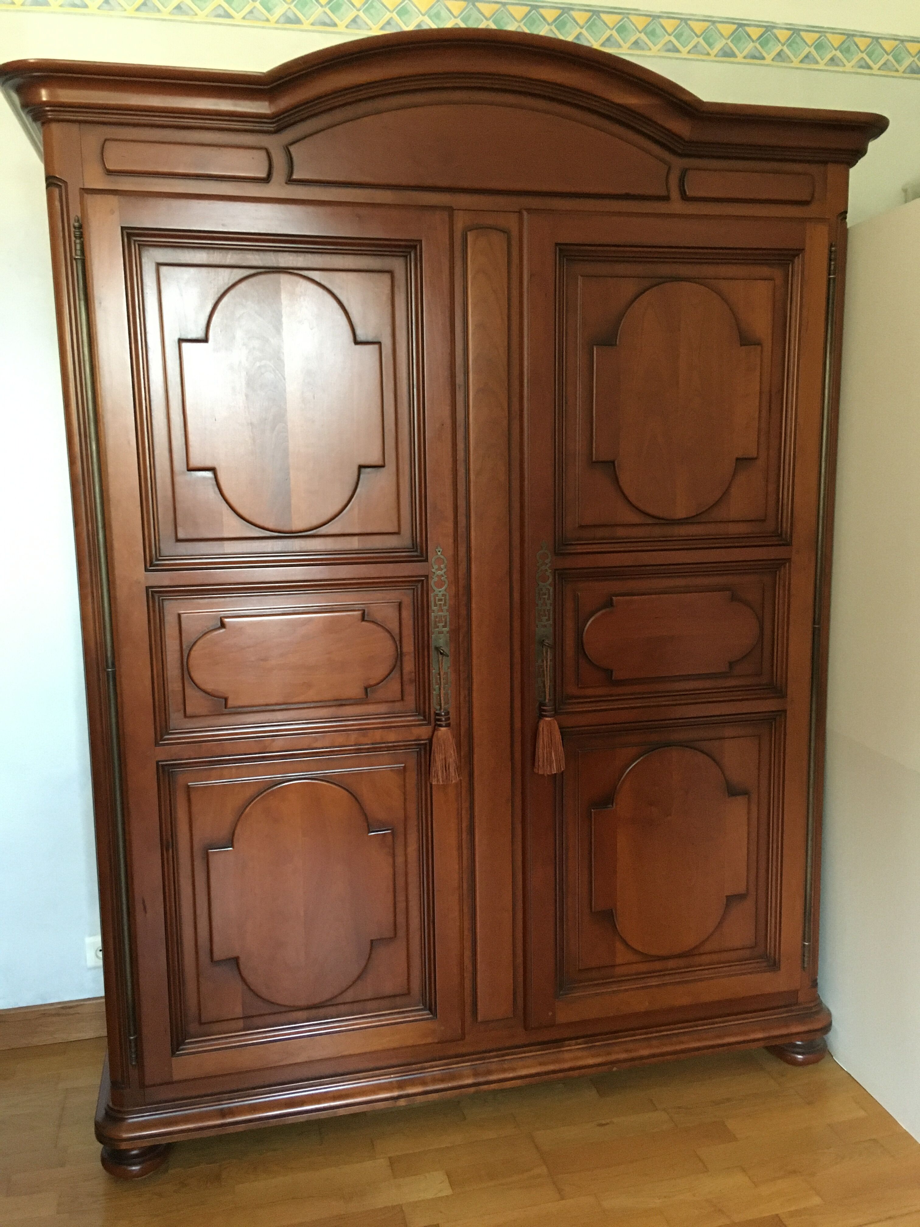 Solid cherry cabinet