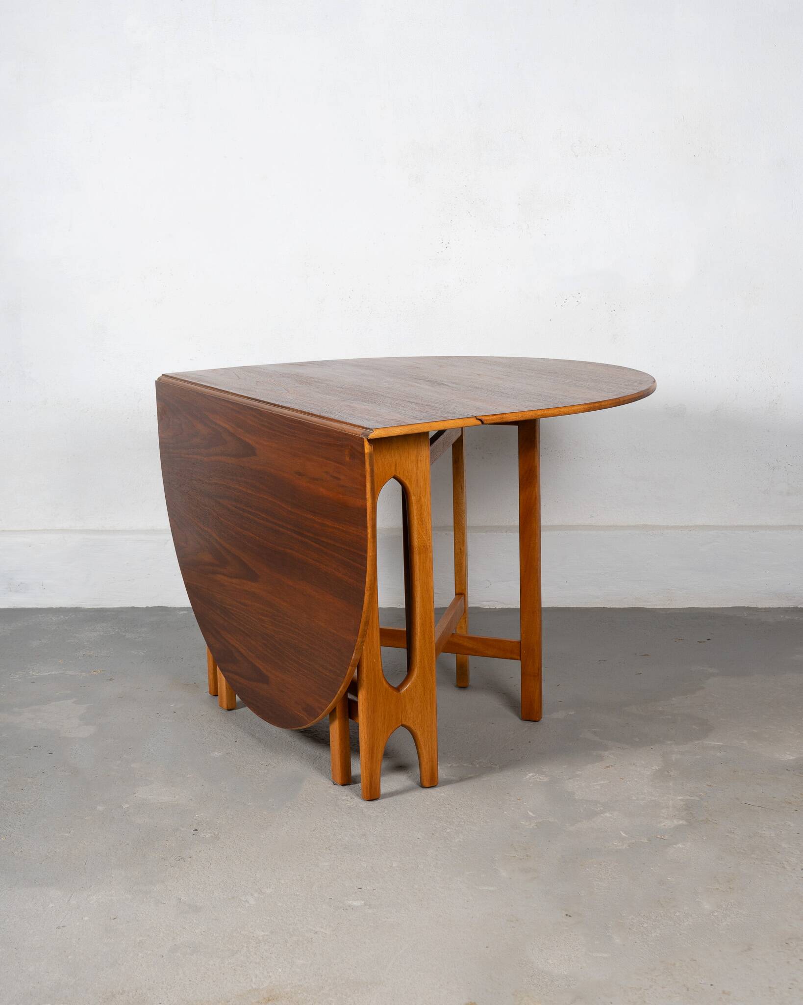 Mid Century Teak Foldable Dining Table made in Norway