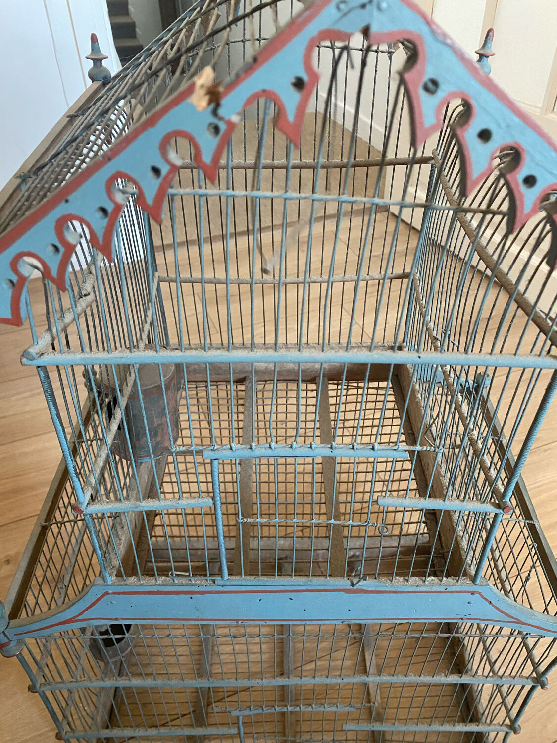 Cage à oiseaux ancienne