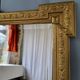 Bevelled gold mirror
