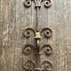 XXL wall lamp in gilded iron Italian work 1960