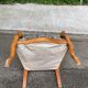 Voltaire armchair Louis Philippe in solid wood and fabric