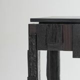 Console en bois noir