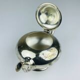 Vintage silver-plated teapot, Italy 1950s