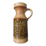 Pichet vintage West Germany brun ocre 25 cm