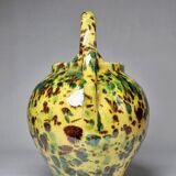 Pretty vintage terracotta glazed goat jug