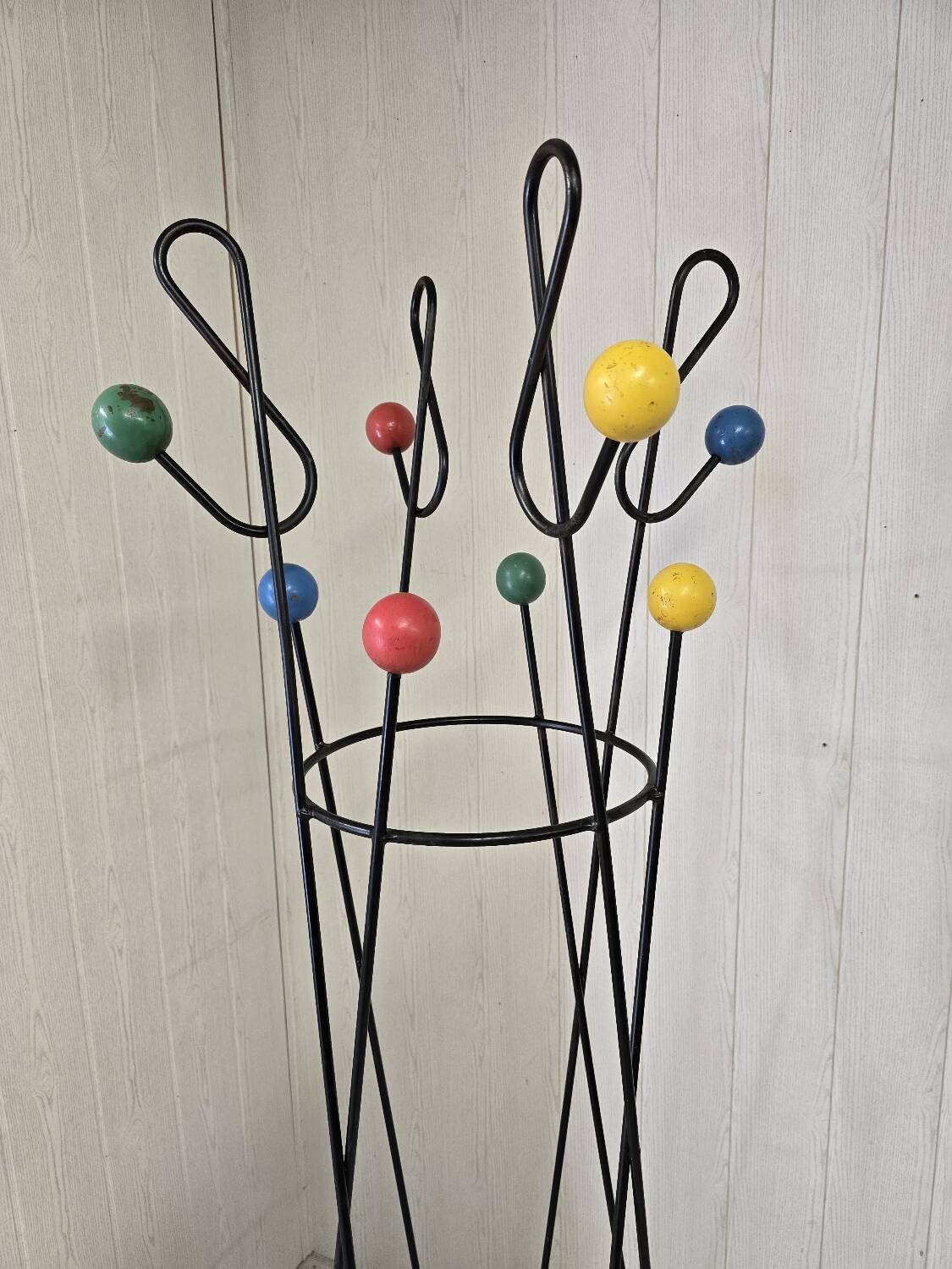 Vintage coat rack "cle de sol" 1950
