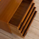 Italian free standing  teak wall unit