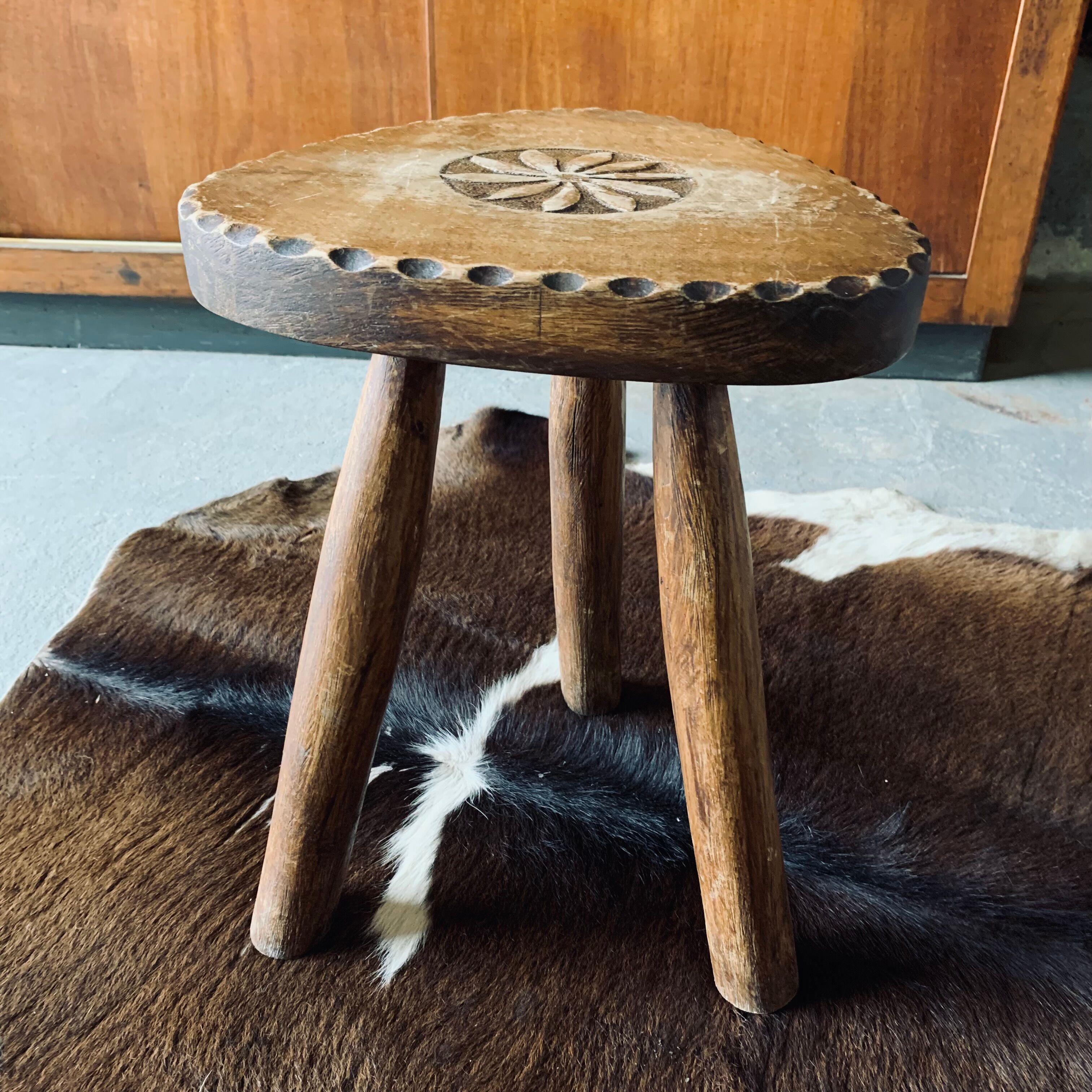 Tabouret brutaliste