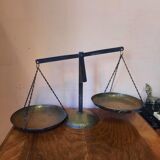 Old brass scale