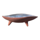 Coupe tripode en gres émaillé, céramique JS