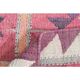 1970s Turkish Oushak Handmade Wool Cotton Pink Runner Rug 95x333