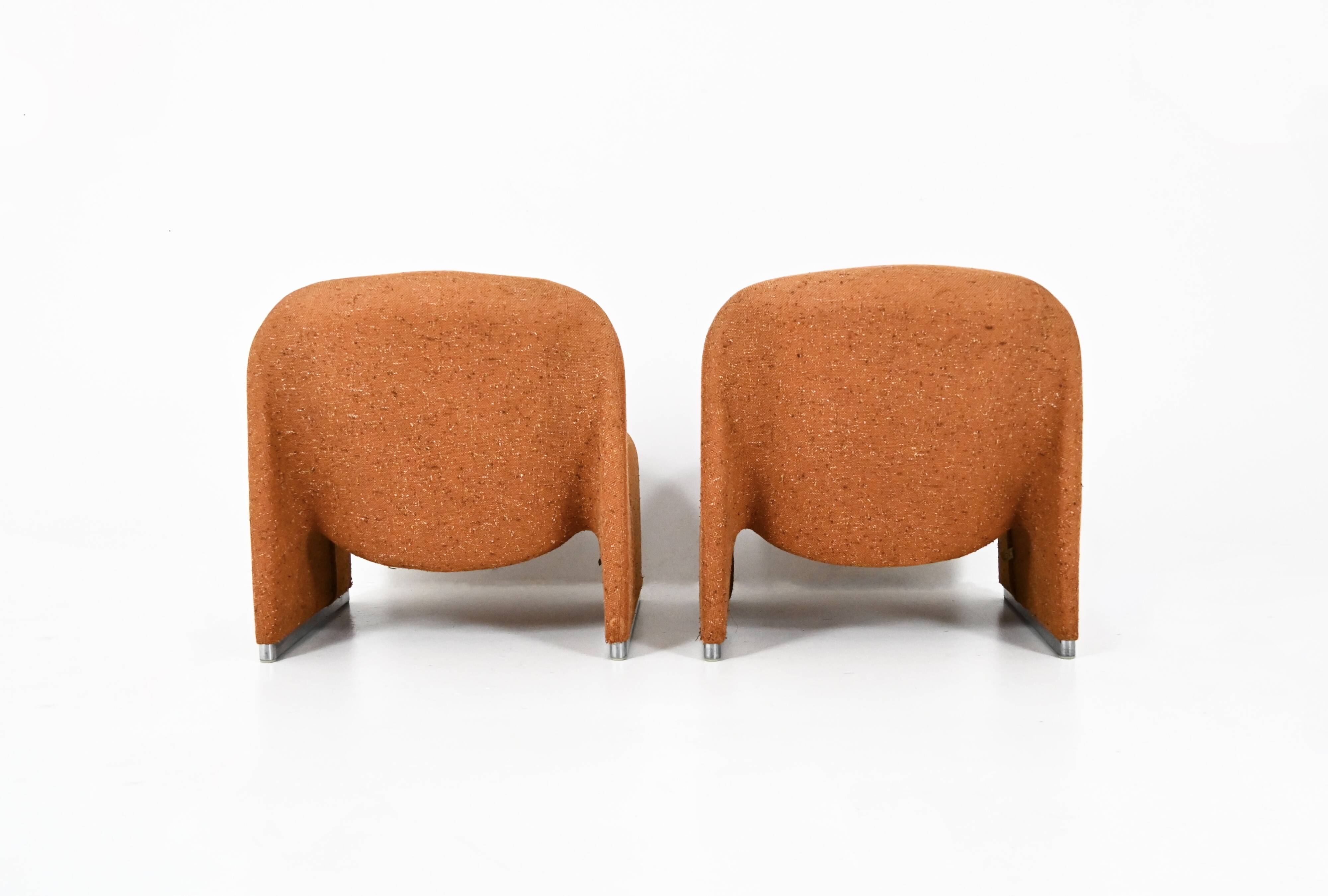 Pair of Alky armchairs by Giancarlo Piretti for Anonima Castelli, 1970s