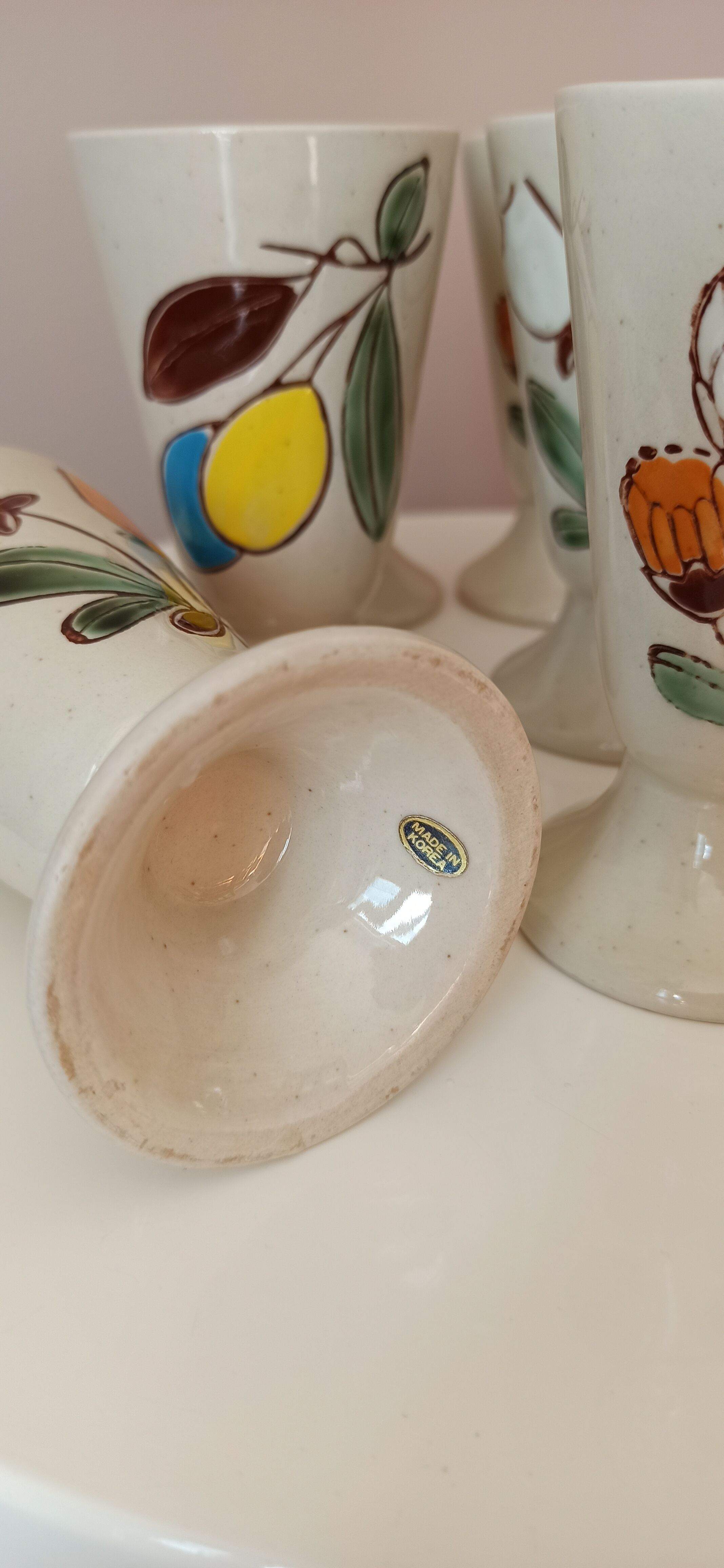 Mazagrans en grès vintage