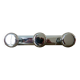 Coat rack in chromed metal 1970