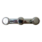 Coat rack in chromed metal 1970