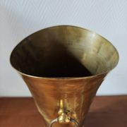 Vintage brass umbrella stand