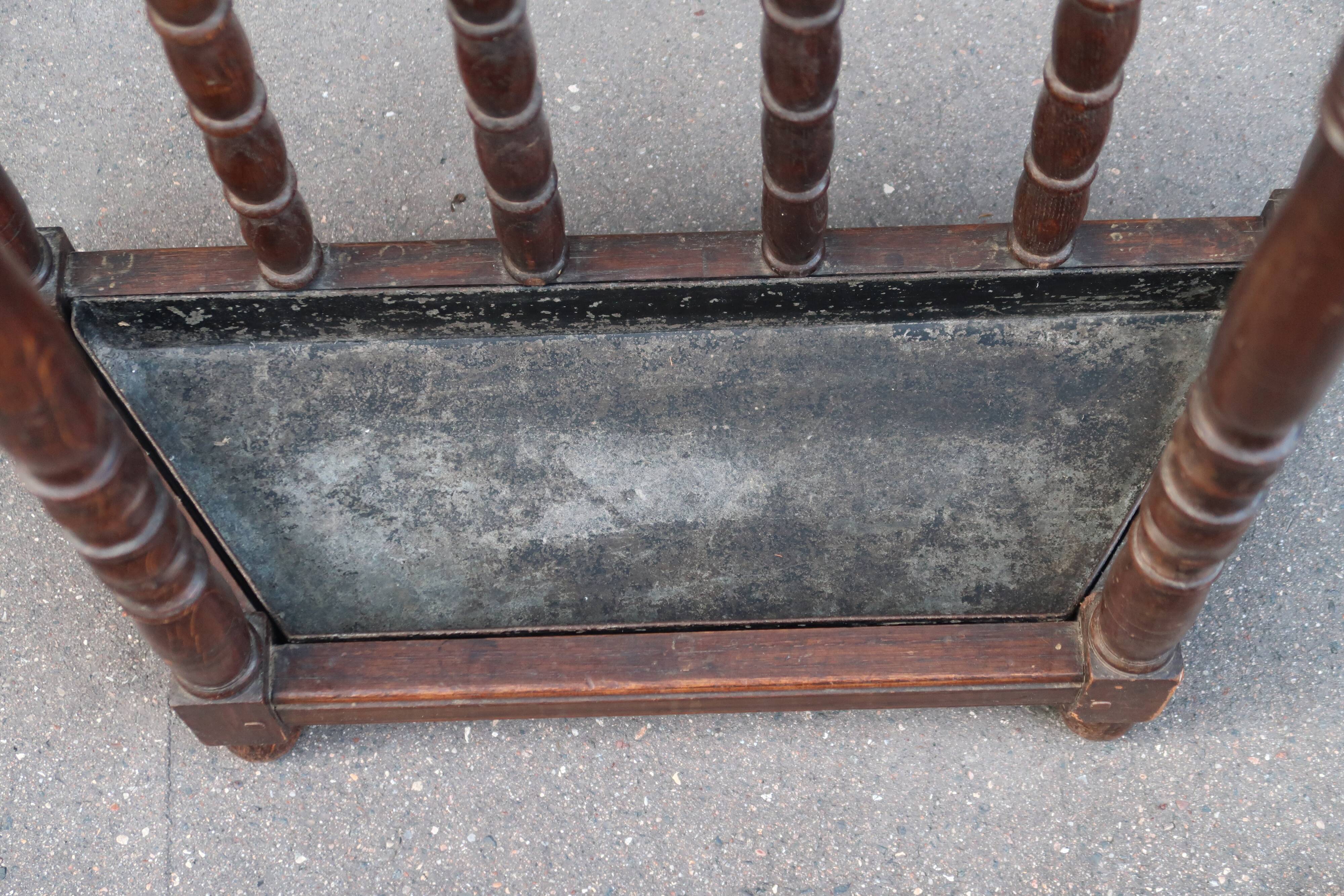 Vintage umbrella stand from the 1920s.