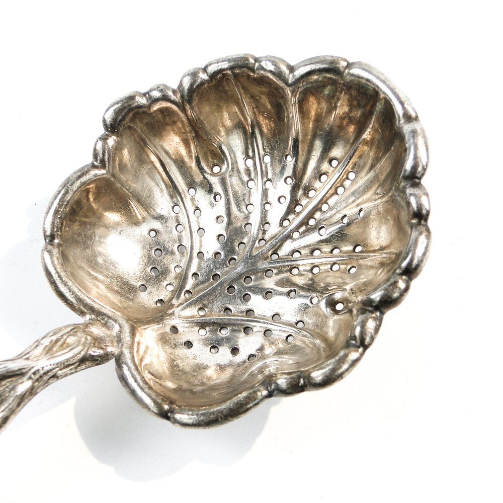 Art Nouveau Polish pickling spoon by Bros. Buch, 1890s