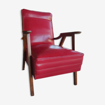 Fauteuil rouge vintage