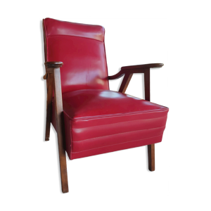 Fauteuil rouge vintage