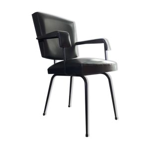 fauteuil vintage en skai