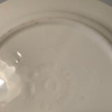 Assiettes céramique bleu