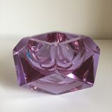 Sommerso cup by Flavio Poli glass from Murano, Italy, 1960