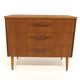 Scandinavian teak commode, Bröderna Gustavssons, Markaryd, Sweden, 1960