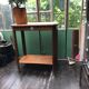 Walnut console