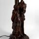Lampe sculpturale « Don Quichotte, Sancho Panza », Forêt-Noire, vers 1950
