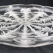 Dandelion cup signed Lalique VDA, glassware from Alsace