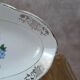 Antique oval plate Kg Lunéville – bird & golden flower decoration
