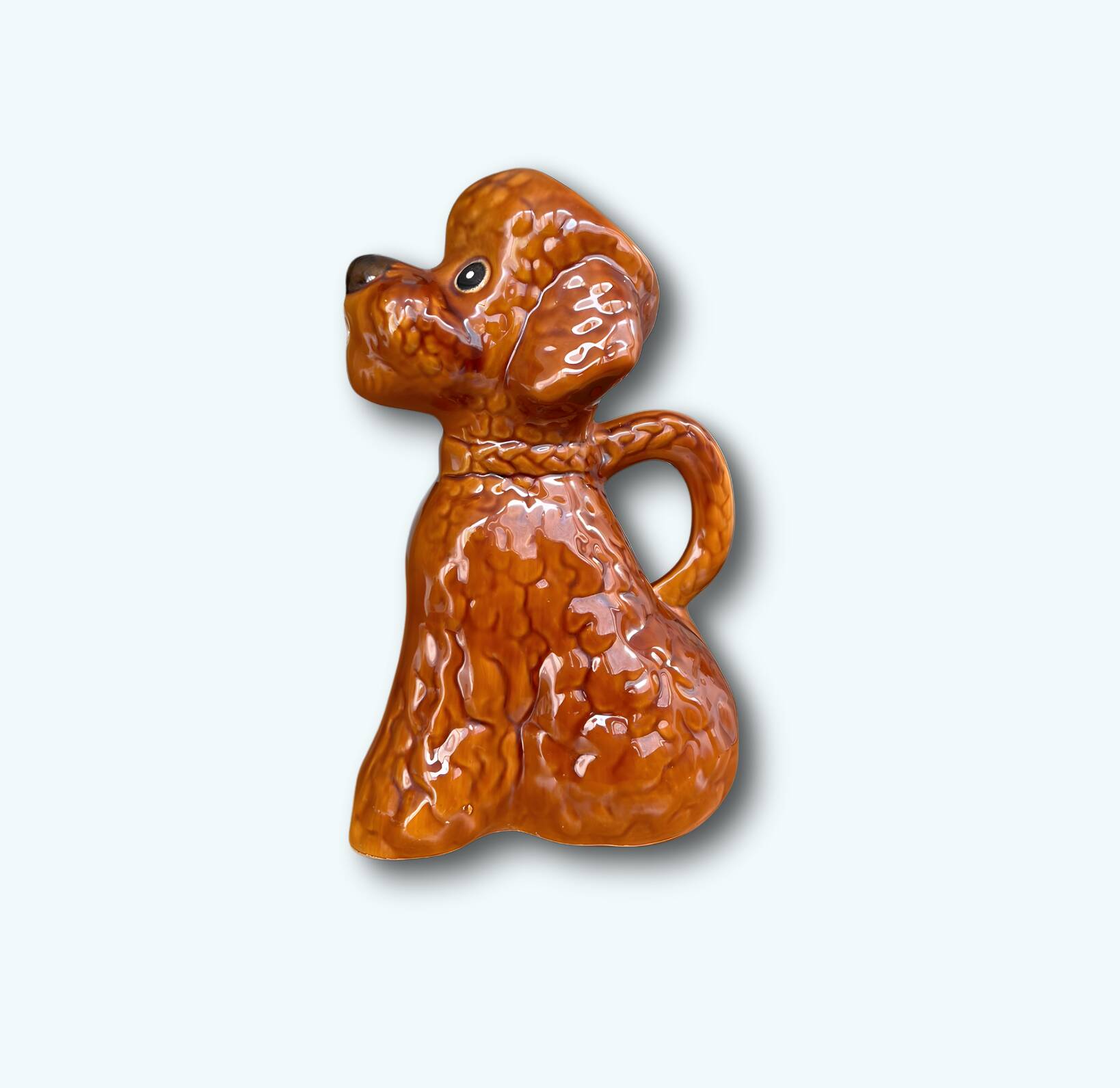 Vintage ceramic dog pitcher