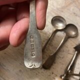 Set of 6 condiment spoons early XXth