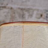 Wood-turned coil lamp, France, mid-20th century.